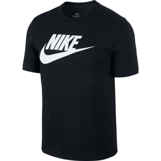 零碼出清(男)【Nike】As M Nsw Tee Icon Futura大Logo純棉短袖 T恤-黑 AR5005