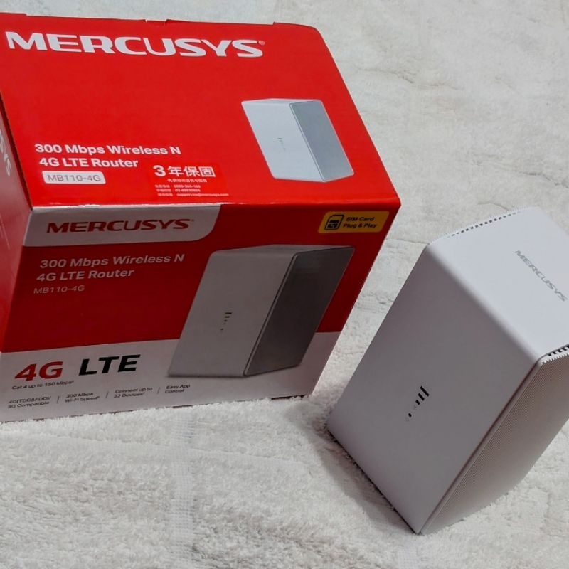 Mercusys 水星 MB110-4G 300Mbps 無線 N 4G LTE 路由器