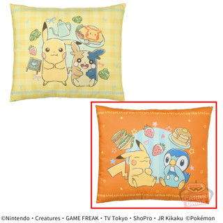 "芋頭包" 全新 寶可夢 印花抱枕「Cafe Art」 B 雙面 日版 正版 夾娃娃 景品 Toreba