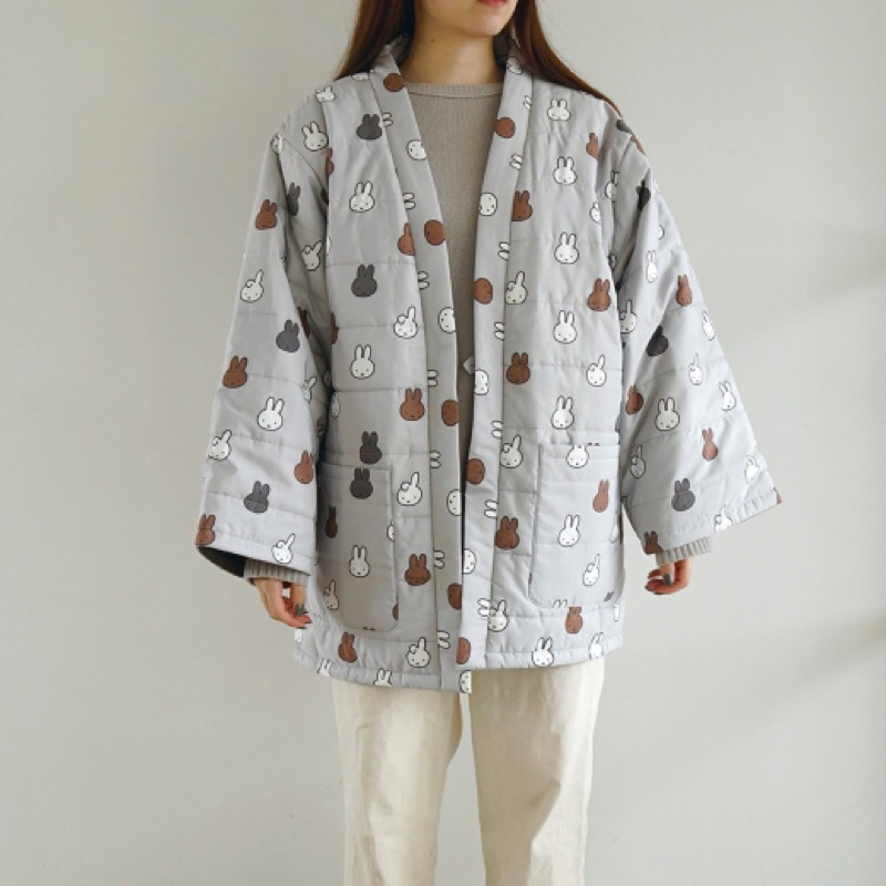 日本🇯🇵 Miffy 米菲 HEMING'S DAN-TEN 暖纏雙面外套 輕量二面穿 可收納