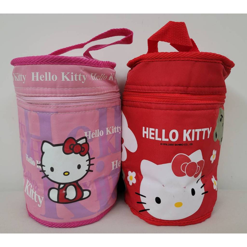 [正版全新]三麗鷗Hello Kitty 限定聯名款 order歐德傢俱12週年慶 圓桶可愛造型 保溫袋 保冷袋