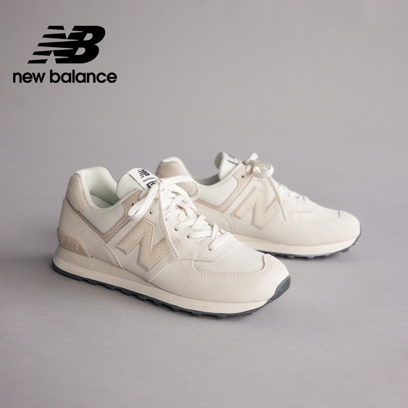 可議價💕蝦皮NB旗艦購入💕穿一次【New Balance】復古鞋_中性_奶油白_U574OF2