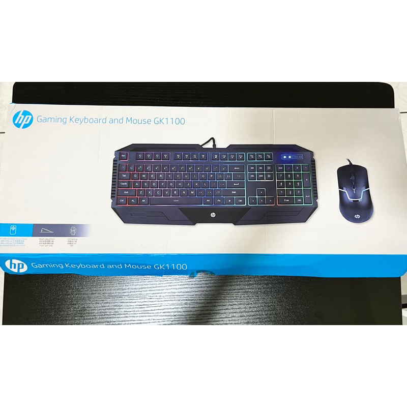 💻HP鍵盤💻HP GK1100 有線競電鍵盤滑鼠組