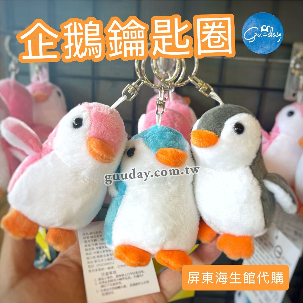 企鵝 鑰匙圈 8cm 屏東海生館 XPARK 紀念品 大小企鵝 企鵝玩偶 企鵝玩具 企鵝娃娃 可愛的東西 生日禮物