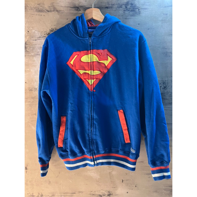 💫二手商品 DC Super Man 超人 外套 連帽 外套 S號 澳洲 華納電影世界購入