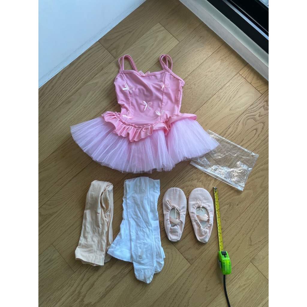 【二手商品】幼兒園才藝班 舞衣 幼兒芭蕾舞衣 含舞鞋及褲襪