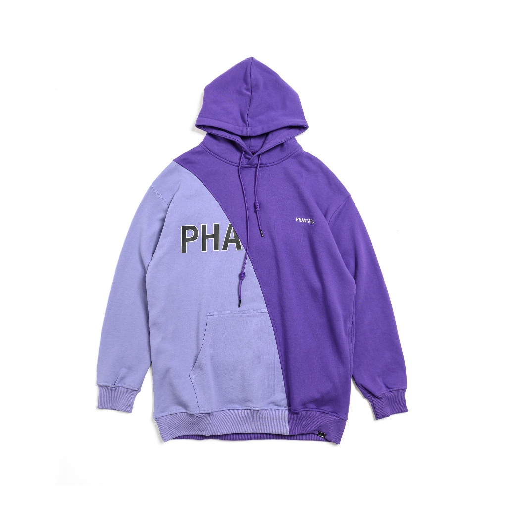 PHANTACI COMBINED HOODIE 拼接帽Ｔ