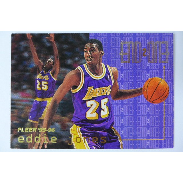 ~Eddie Jones/NBA球星/艾迪·瓊斯~1996年FLEER.籃球特殊卡