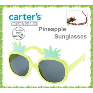 Carter's 卡特 鳳梨造型嬰幼兒太陽眼鏡 兒童太陽眼鏡 👉彈性耐壓折鏡腳 防爆鏡片 #1–5T (CS-96-S)