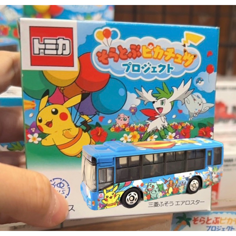 Japan日本代購🇯🇵 沖繩限定/寶可夢皮卡丘沖繩巴士🚌Tomica Pokemon皮卡丘彩繪巴士🎨