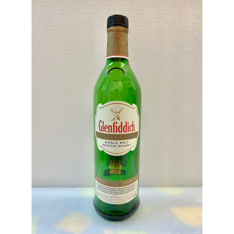 格蘭菲迪 1963 《復刻版》單一純麥蘇格蘭威士忌 0.7L「空酒瓶」