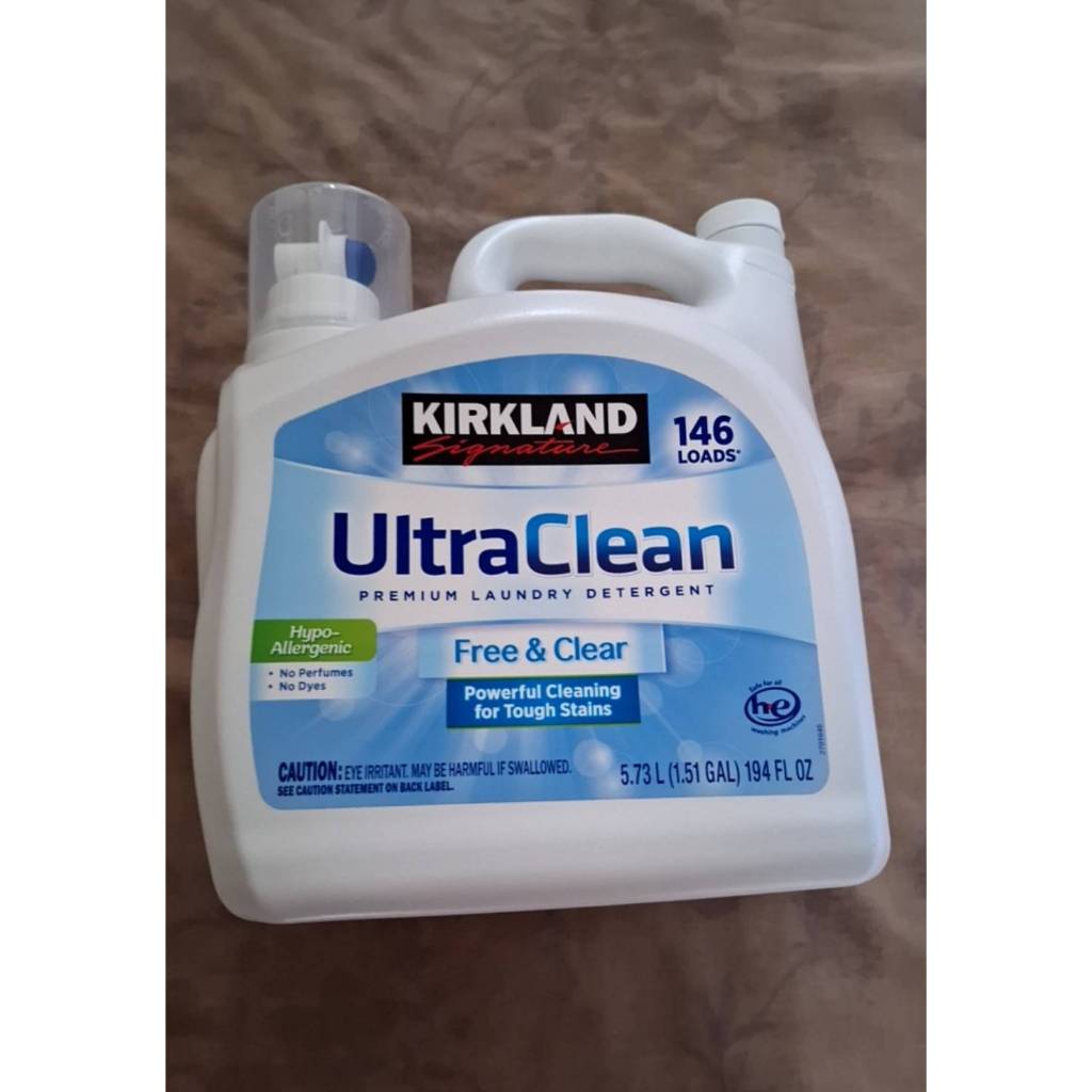 【紫晶小棧】Kirkland Signature 科克蘭 超濃縮無香精洗衣精 5.73公升 好市多 costco (現貨