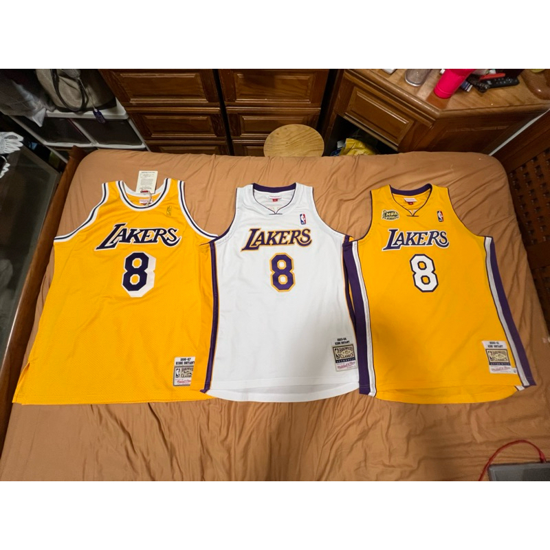 NBA 洛杉磯 湖人 Kobe Bryant 科比布萊恩 Mitchell &amp; Ness AU球員版 球衣