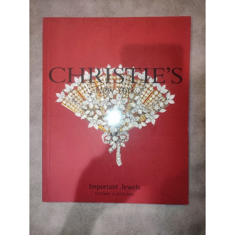 Christies's 佳士得拍賣目錄 紐約 重要珠寶 2001年6月12日 共164頁