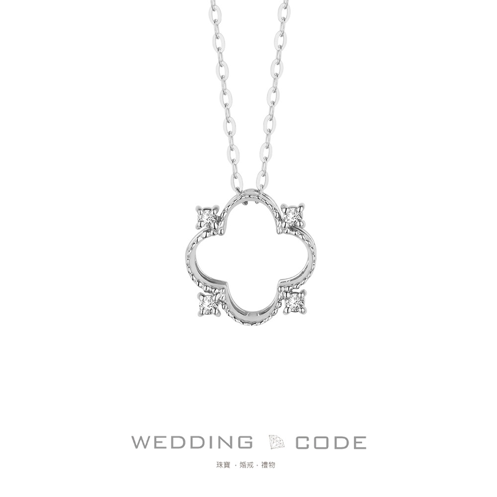 【WEDDING CODE】0.08克拉 鑽石項鍊 17E0823