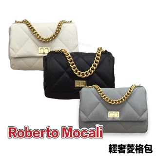 POKER📣(免運-專櫃品牌) Roberto Mocali 諾貝兔品牌 輕奢菱格系列 晚宴包 菱格包 肩背包 側背包