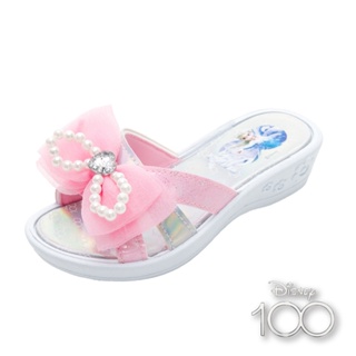 迪士尼 100周年紀念款 冰雪奇緣 童鞋 拖鞋 Disney 粉紅/FOKS37503/K Shoes Plaza