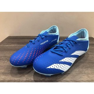ADIDAS PREDATOR ACCURACY.3 成人足球鞋 室外足球鞋 足球釘鞋 GZ0015 藍白