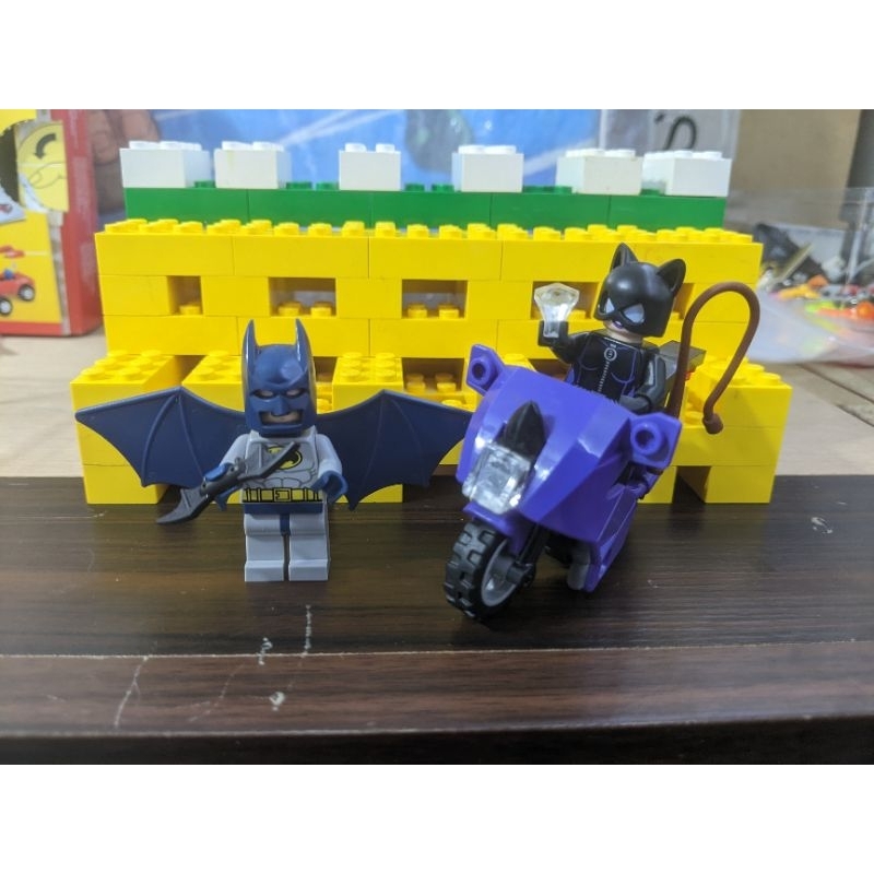 樂高 LEGO 6858 蝙蝠俠 貓女 摩托車 人偶 二手