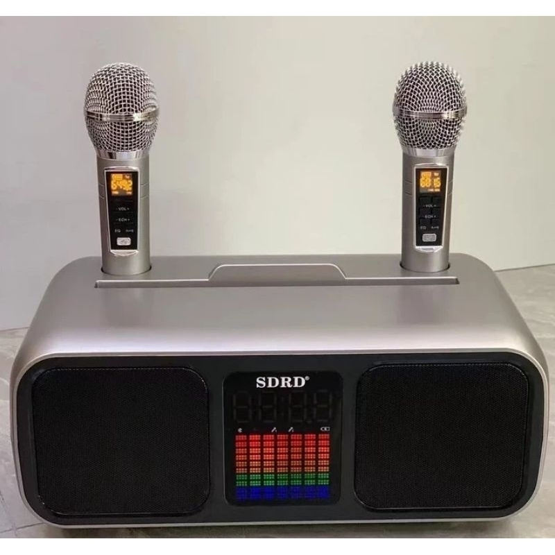 【現貨˙轉售】SD318藍芽KTV雙人無線麥克風音箱