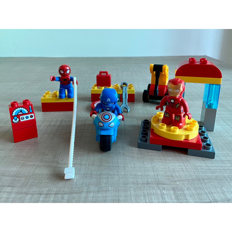 二手 LEGO 樂高 DUPLO 得寶 10921 鋼鐵人 實驗室 漫威 超級英雄 系列