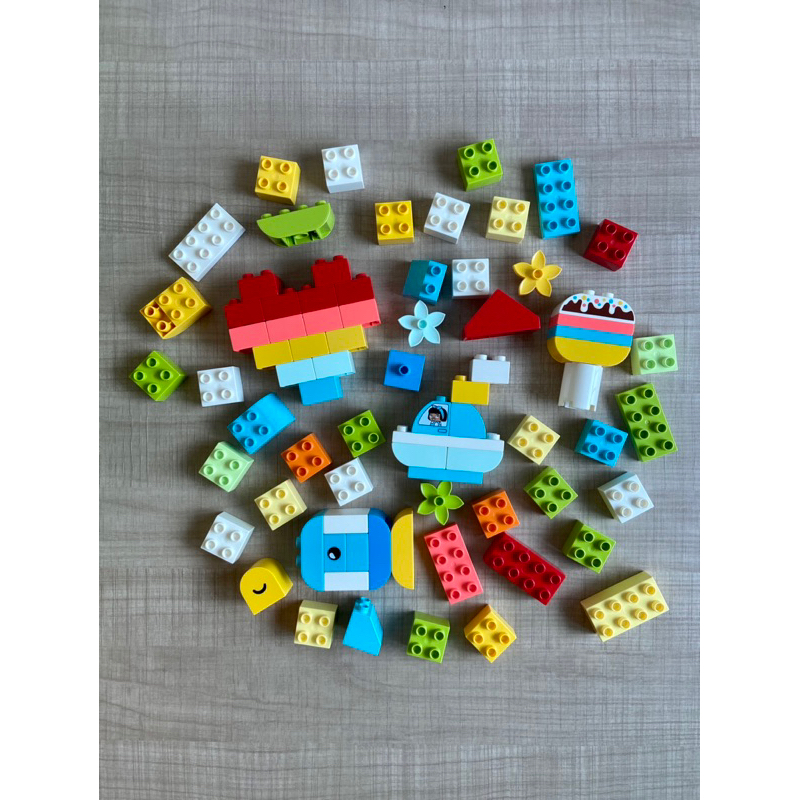 二手 LEGO 樂高 DUPLO 得寶 10909 心形創意積木盒 系列