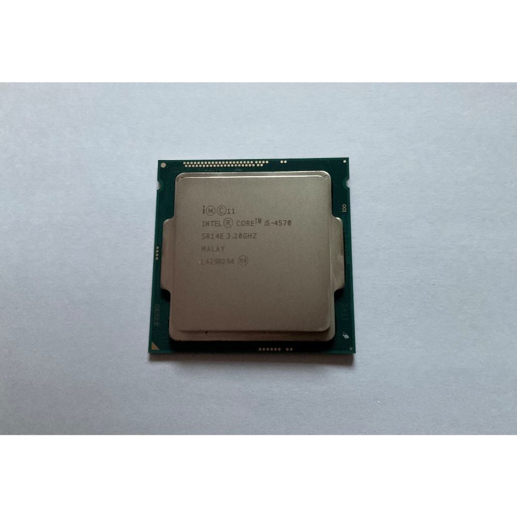 INTEL i5-4570 CPU 1150腳位 (二手良品) 另送一個塔散