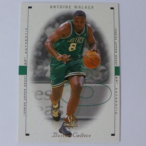 ~Antoine Walker/安東·渥克~NBA球星/爛仗王/濫投之王 1999年UD SPA.NBA籃球卡