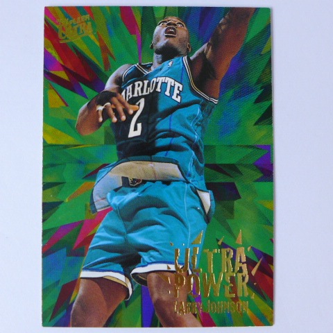 ~Larry Johnson~NBA球星/賴瑞·強森 1995年ULTRA POWER.NBA特殊卡