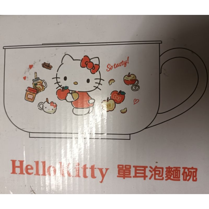 Hello Kitty 單耳泡麵碗