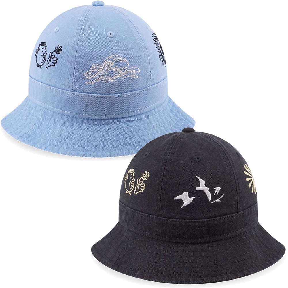 NEW ERA 探險帽 海灘NYC 戶外 休閒 outdoor 旅行 水藍 黑