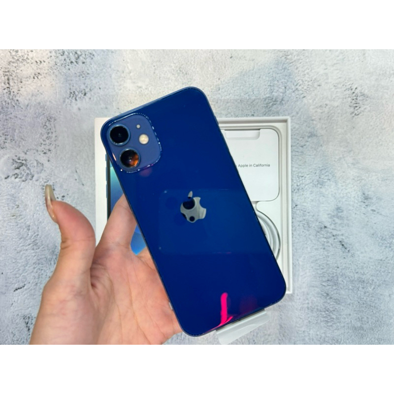 最高折＄5000♠️福利機 iphone 12 miin 128G 藍色 台灣貨 86%