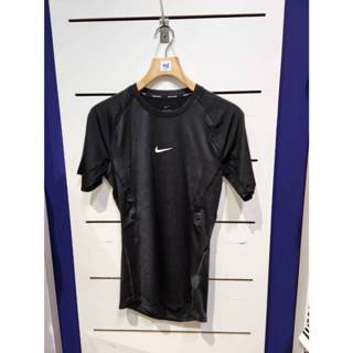 Nike 男款 Pro DRI FIT 黑色短袖運動上衣 運動緊身束衣FB7933-010