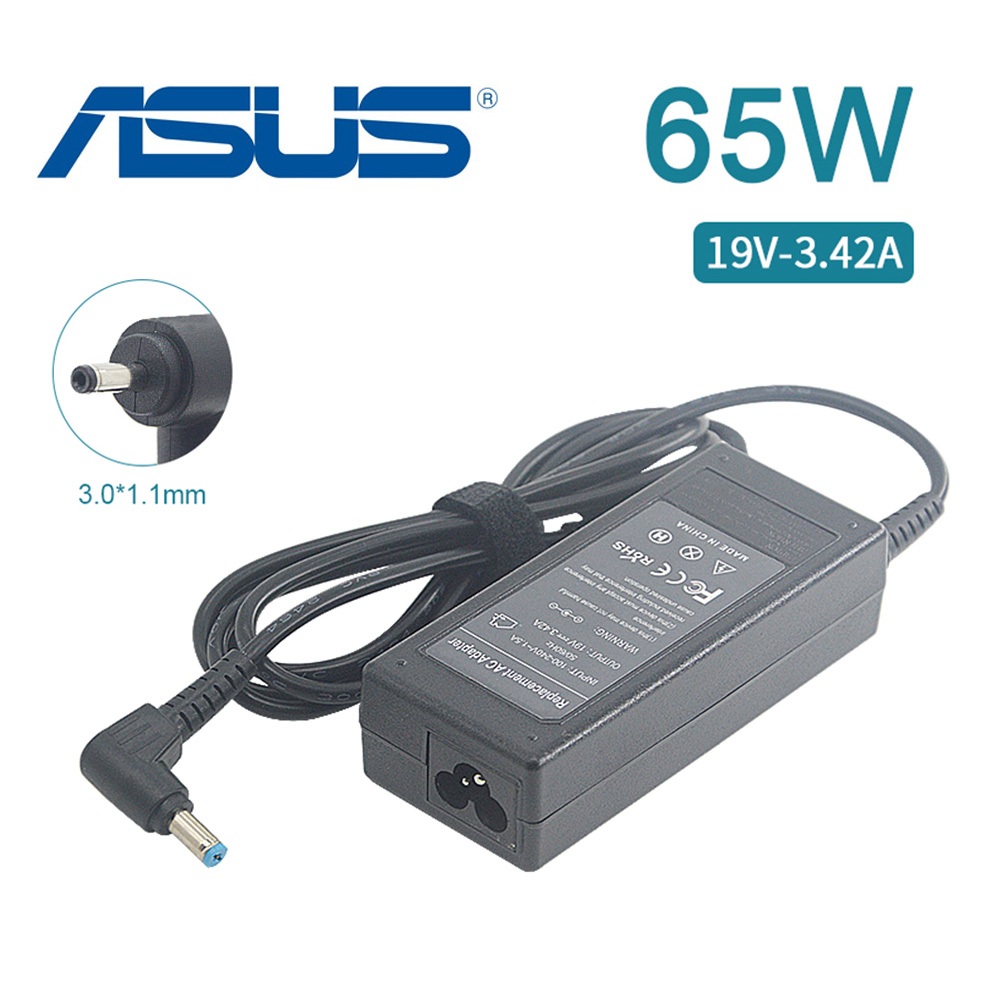 充電器 ASUS 華碩 電腦/筆電 變壓器 3.0mm*1.1mm【65W】19V 3.42A