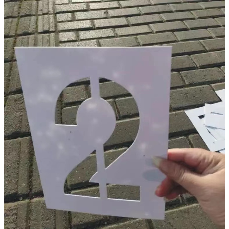 客製化貨車切割字 適用於禁止停車告示牌 免費排版噴漆字模板空心字 噴漆板製作塑料免運