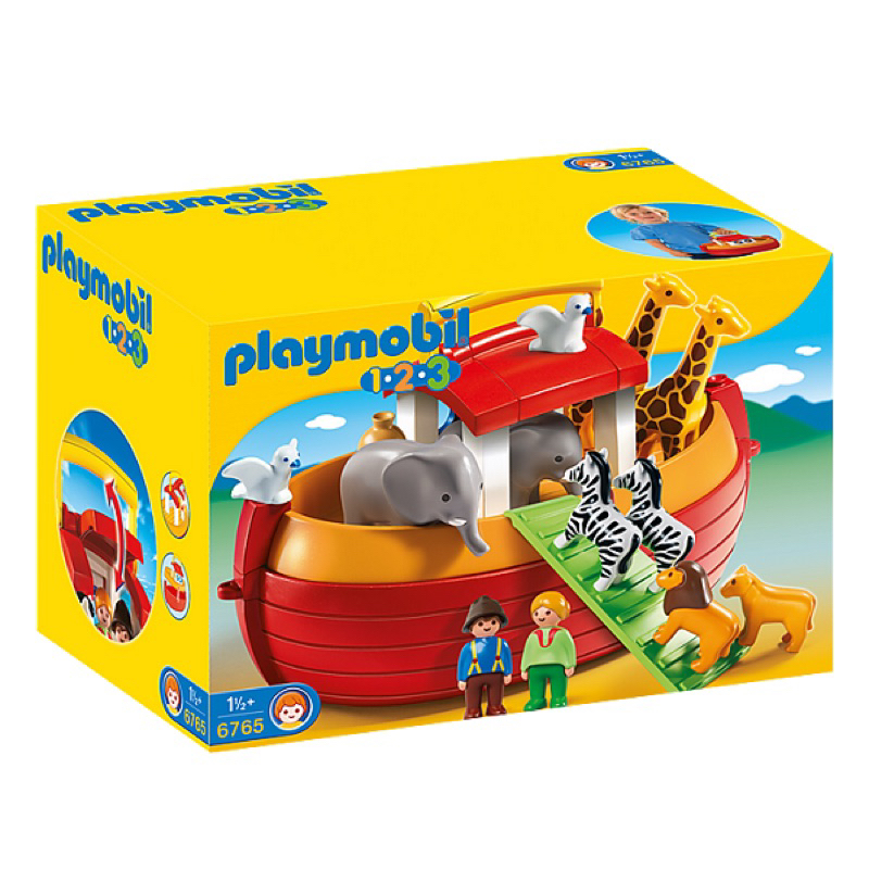 鍾愛一生 德國玩具Playmobil 摩比 6765 123 系列諾亞方舟