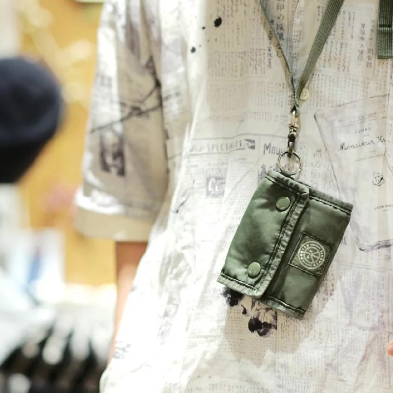 { Via } 台北信義 Porter Classic SUPER NYLON TRIFOLD WALLET STRAP