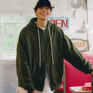 【WV PROJECT】MOLD HOOD ZIPUP 雙向拉鍊外套 卡其色