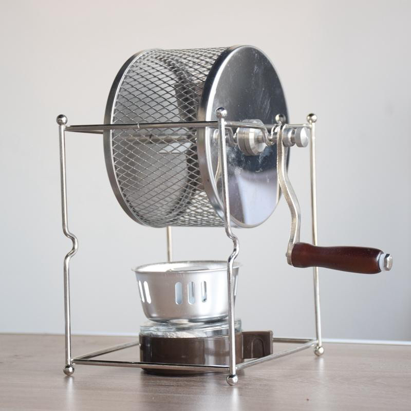 簡易型 手搖烘烤機 不鏽鋼 3D 立體 手搖 烘豆 旋轉 烤籠 烘培 堅果 咖啡豆 非電烤箱 手網 直火 爐火  熱風
