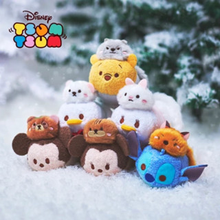 絕版現貨❤️日本東京迪士尼商店限定冬季Tsum tsum掌上型絨毛娃娃玩偶小熊維尼史迪奇米奇米妮唐老鴨黛西狐狸娃娃