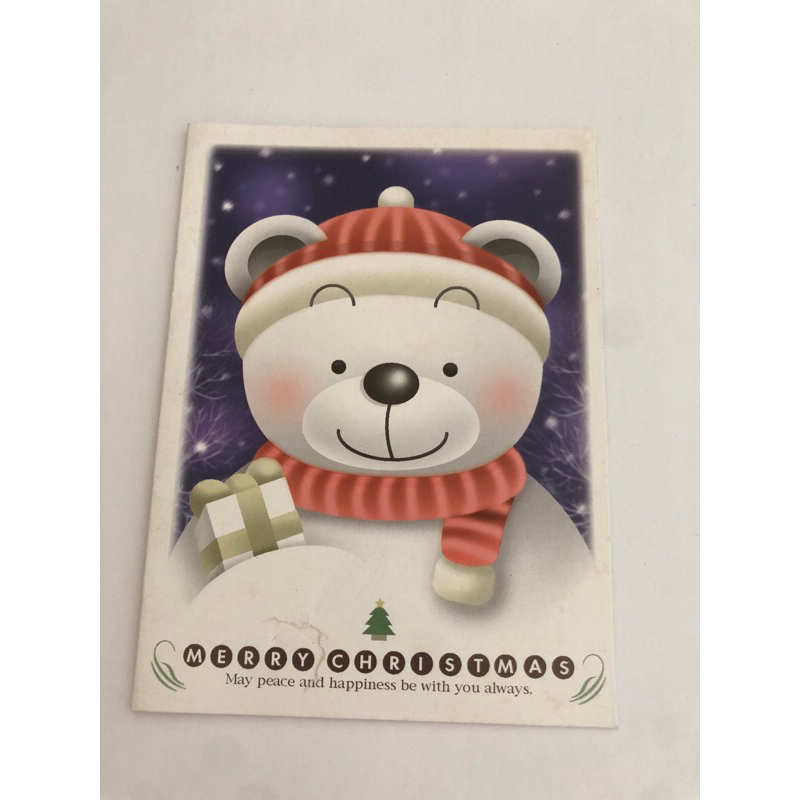 全新聖誕節賀卡卡片$3元/張