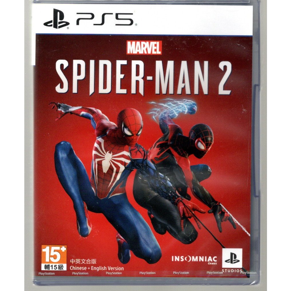 {瓜瓜皮}全新PS5 中文版 漫威蜘蛛人2 Marvel's Spiderman2(遊戲都有回收)