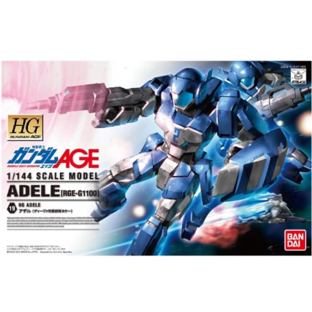 AGE 19 HG 1/144 RGE-G1100 ADELE 亞黛爾 連邦 歌姬號艦載機配色版 GUNDAM