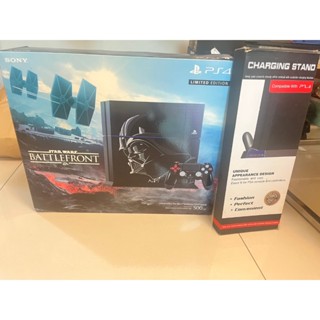 二手PS4 星際大戰 同捆版 限量版主機 500GB 買就送直立架 以及賣PS4遊戲片300~600(純粹不玩出售)