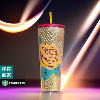 星巴克 萬聖節 杯杯的家 STARBUCKS 美國 星巴克 玫瑰 隨行杯 24oz 和 星巴克 毛孩聯萌馬克杯 一樣好看