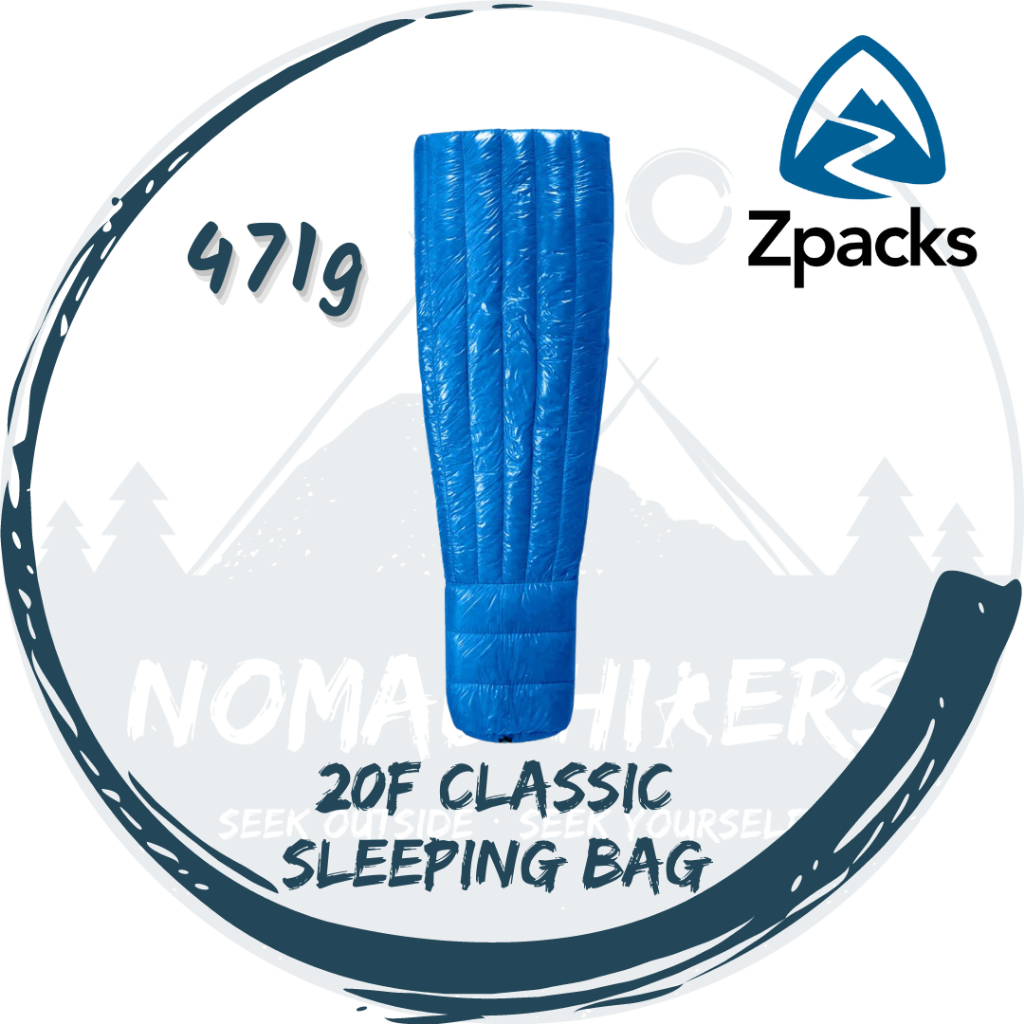 【游牧行族】*預購*Zpacks 20F Classic Sleeping Bag 471g 3/4經典款羽絨睡袋 輕量