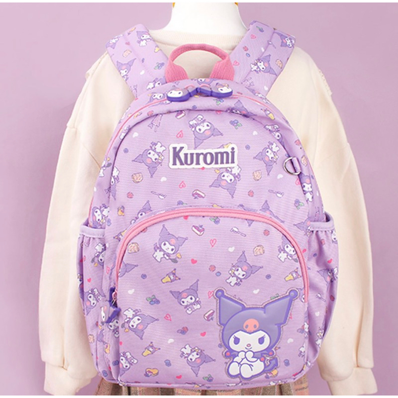 🔥韓國現貨🔥酷洛米兒童帆布背包 後背包 學生書包 庫洛米背包 兒童背包