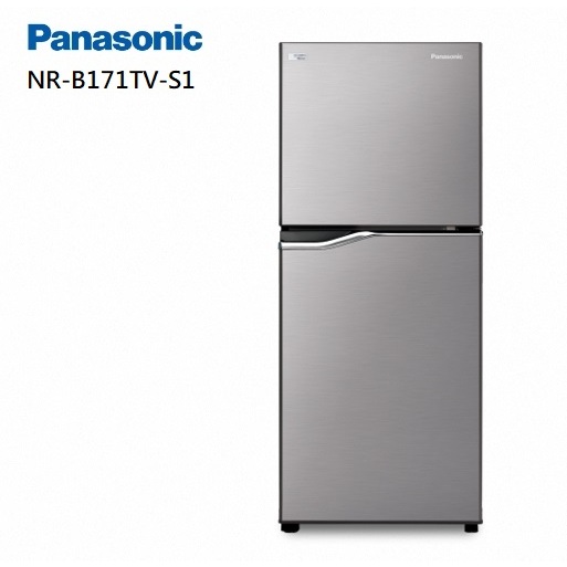 【Panasonic國際牌】NR-B171TV-S1 167公升 雙門變頻晶鈦銀冰箱