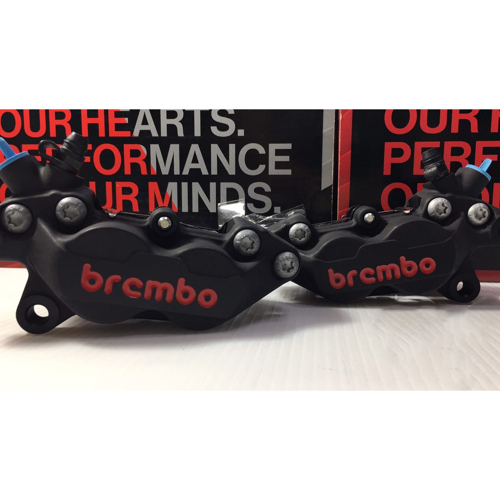 《YS永欣》Brembo對四 卡鉗 黑底紅字 卡鉗 煞車油 左卡右卡 勁戰系列 雷霆 JETS