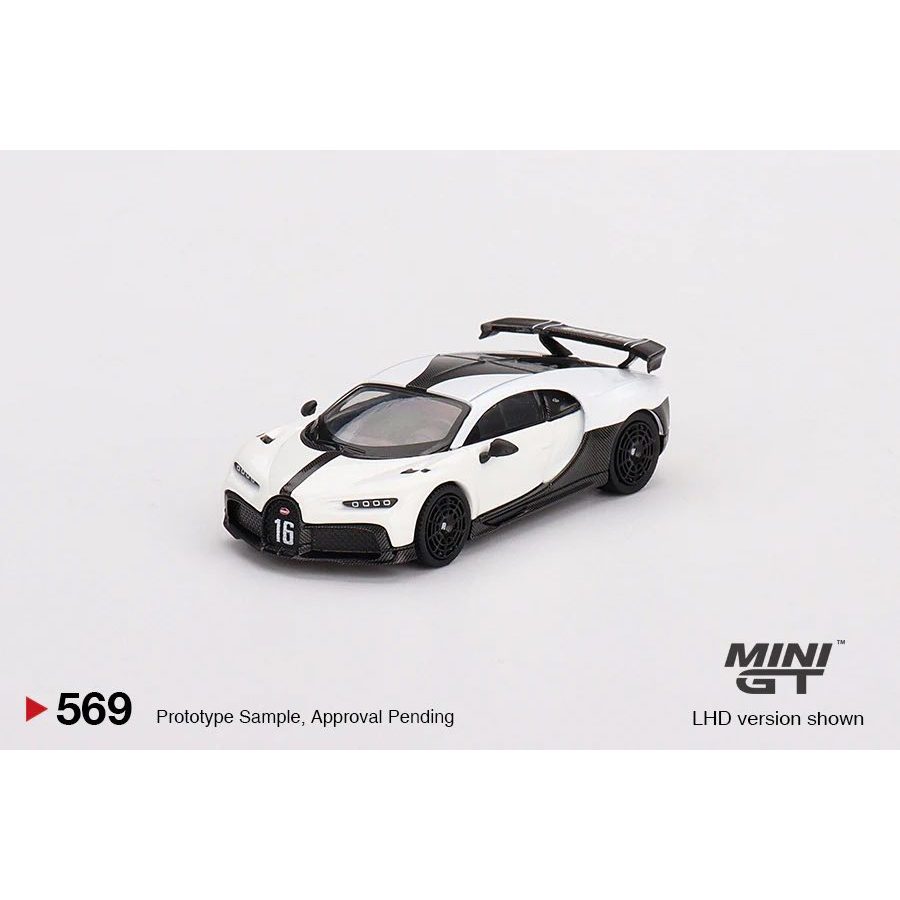 TSAI模型車販賣鋪 現貨賣場 1/64 Bugatti Chiron Pur Sport White